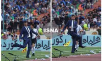 عصبانیت استراماچونی در استادیوم آزادی