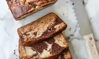 نان موزی شکلاتی مرمری با طعم عالی