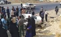 تصادف مرگبار سمند با کامیون در محور یاسوج