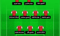 تیم منتخب جدا شده‌های پرسپولیس؛ ستاره باران