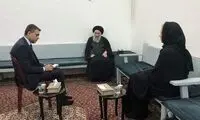 نماینده سازمان ملل به دیدار آیت‌الله سیستانی رفت