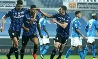 پیروزی پُرگل آتالانتا مقابل ناپولی