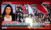 پوشش زنده مراسم تشییع سردار در CNN
