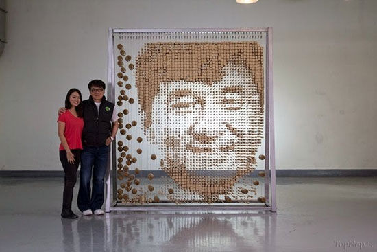 تابلویی برای 60 سالگی جکی چان +عکس