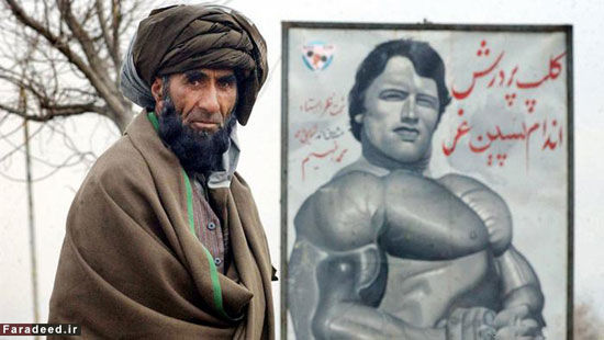 عکس: انتخاب «آقای عضلات» در افغانستان