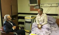عیادت سخنگوی دولت از نماینده قم