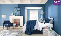 اتاق خوابی به رنگ آرامش!