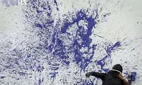 نقاشی با استفاده از موتور جت! +عکس