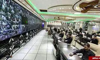 عكس: اتاق مونيتورينگ حرم امام حسين(ع)