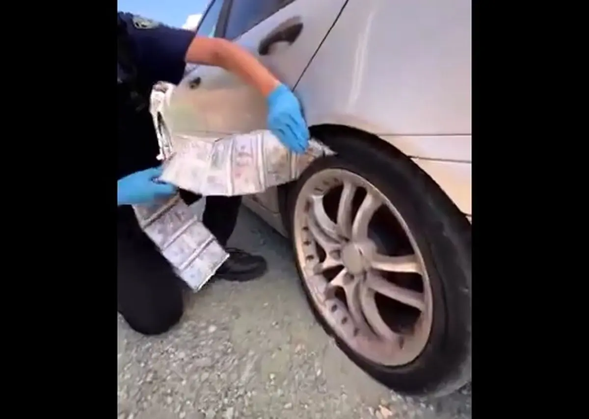 جاسازی عجیب مواد مخدر در یک خودرو