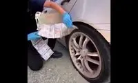 جاسازی عجیب مواد مخدر در یک خودرو