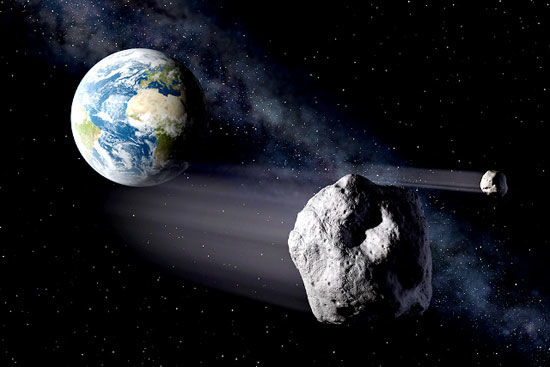 عبور سیارک از نزدیکی زمین در ۱۵ بهمن