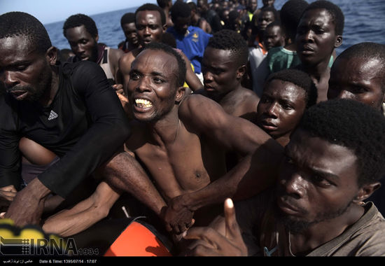 نجات 5600 پناهجو در سواحل لیبی