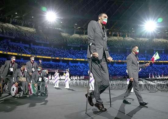 مرد ۲۴۶سانتی ایران، سوژه اصلی افتتاحیه توکیو