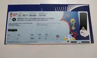 رونمایی از بلیت بازی های ایران در روسیه