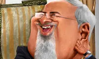 کاریکاتور: کاترین اشتون و محمدجواد ظریف!