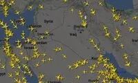 وضعیت ترافیک هوایی منطقه در حال حاضر