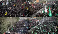 پیاده روی عظیم جاماندگان اربعین در تهران
