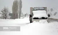 بارش برف سنگین در کردستان