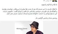 پیام آمریکا درپی درگذشت «مرتضی پاشایی»