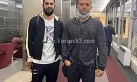همراه ناشناخته علی کریمی در سفر به دوحه