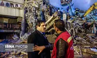 پلاسکو 24 ساعت بعد آتش سوزی