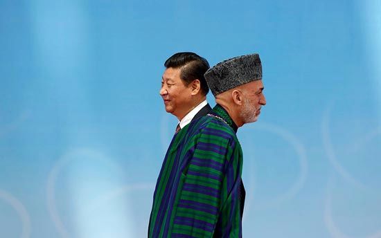 عکس: تلاقی جالب چین و افغانستان