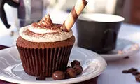 طرز تهیه کاپ کیک کاپوچینو