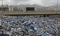 عکس: رودخانه زباله در بیروت