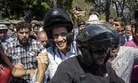 رهبر مخالفان مادورو در تظاهرات کاراکاس