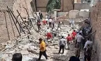 ریزش مرگبار ساختمانی ۲ طبقه در شرق تهران
