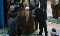 عکس: علی جنتی پای خطبه آیت الله جنتی