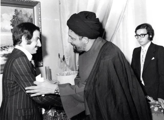 عکس امام موسی صدر و احمد چلبی