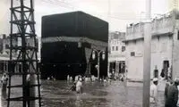 عکس: سیل در خانه خدا