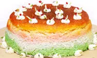 طرز تهیه ته چین رنگارنگ