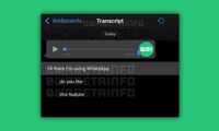 تبدیل پیام‌های صوتی به متن در واتس‌اپ