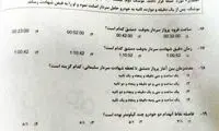 ترور سردار سلیمانی در سوالات آزمون تیزهوشان