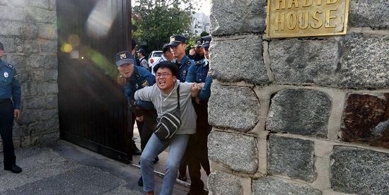 تظاهرات ضدِ آمریکایی در کره‌جنوبی