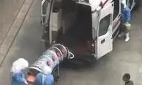 نحوه انتقال افراد مبتلا به ویروس کرونا در چین