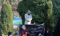 گزارشی از تشییع پیکر استاد «فرود گرگین‌پور»