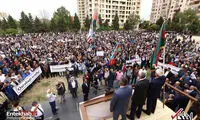تظاهرات آزادی برای قره باغ در باکو