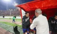 برخورد جالب دنیزلی و مهاجم استقلال