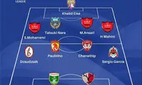 تیم منتخب آسیا در قبضه ی پرسپولیسی ها