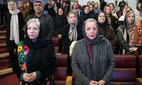 هنرمندان در بزرگداشت «مرضیه برومند»