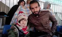 محمد نوری و دخترش در ورزشگاه +عکس