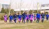 حضور دیاباته در تمرین گروهی استقلال