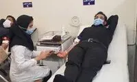 وزیر ارتباطات خون اهدا کرد