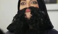 عکس: مهناز افشار در پشت صحنه عرق سرد
