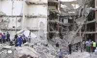 توقف موقت آواربرداری در متروپل آبادان