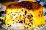 طرز تهیه ته چین مرغ زعفرانی در ماهیتابه